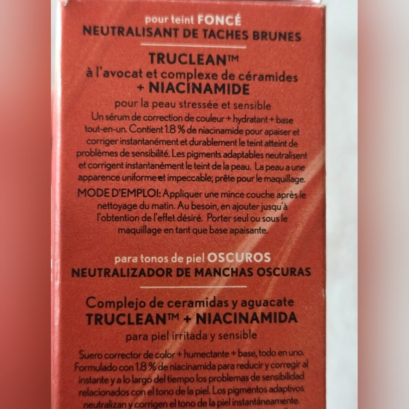 Covergirl Clean Fresh Skincare Color Correcting Serum Moisturizer Primer DEEP - Picture 7 of 9